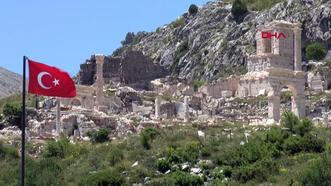 Sagalassos Antik Kenti tarihi dokusuyla görenleri büyülüyor