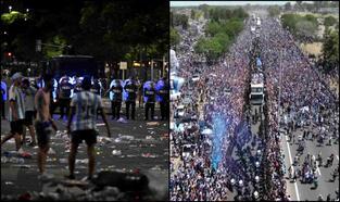 Arjantin'de Dünya Kupası kutlamalarında kaos