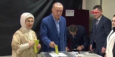 Cumhurbaşkanı Erdoğan, oy kullandığı sandıkta 1'inci çıktı
