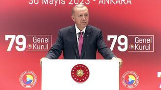 SON DAKİKA: TOBB 79. Genel Kurulu... Cumhurbaşkanı Erdoğan: Milletten ikinci kez kırmızı kart yediler