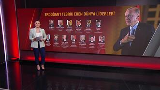 Cumhurbaşkanı Erdoğan'ı tebrik eden dünya liderleri