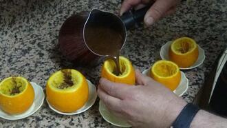 Damak çatlatan lezzet; portakalda kahve