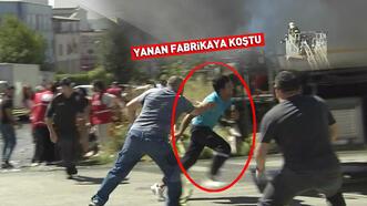 Ankara'da minder fabrikasında yangın