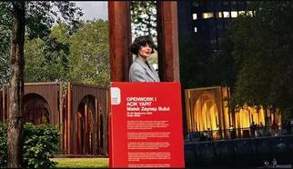 Melek Zeynep Bulut'un ödüllü eseri Açık Yapıt Londra silüetinde