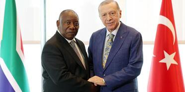 Erdoğan, Güney Afrika Cumhurbaşkanı Ramaphosa'yla görüştü