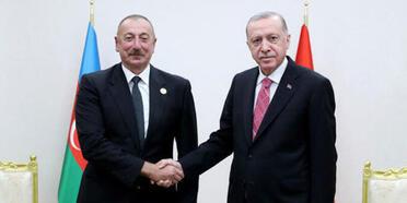Cumhurbaşkanı Erdoğan Aliyev ile görüştü! Azerbaycan'a destek mesajı