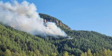 Karabük’te orman yangını: Havadan ve karadan müdahale sürüyor