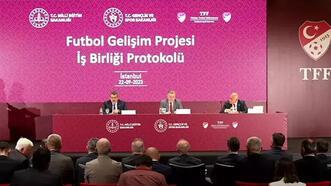 Futbol Gelişim Projesi İş Birliği Protokolü imzalandı