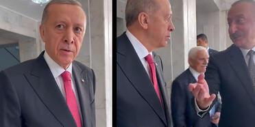 Cumhurbaşkanı Erdoğan'ı Nahçivan'da şaşırtan sürpriz! Aliyev: Bu kız bizim kızdır