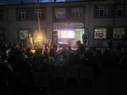 Tokat Gençlik Merkezi'nin 'Sinema Köyde' Projesiyle kırsal kesimde çocuklara sinema keyfi