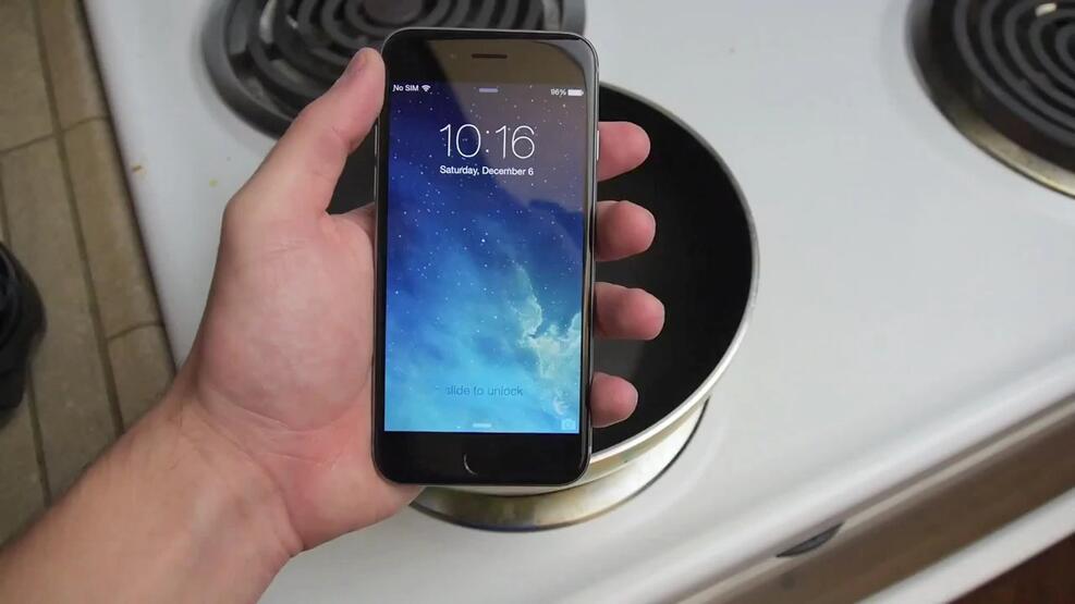 iPhone 6'yı kolayla pişirirseniz ne olur?