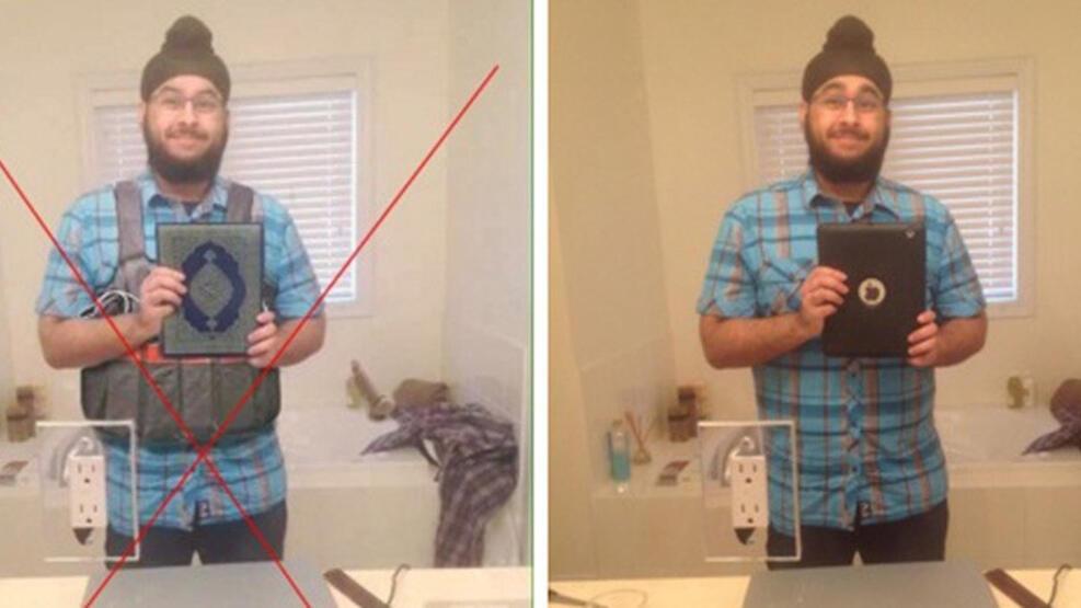 Selfie'si photoshop'lanıp Paris'teki terörist diye lanse edildi