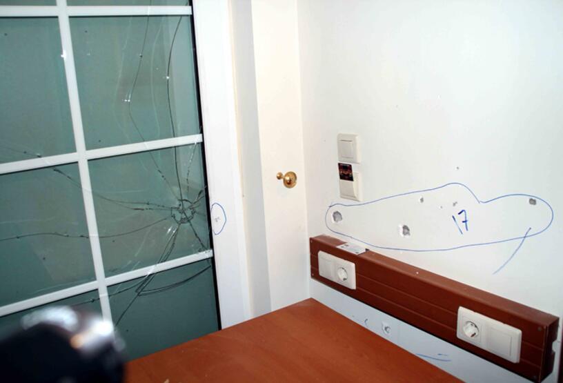 İşte Erdoğan'ın kaldığı otelde yaşanan şiddetin izleri