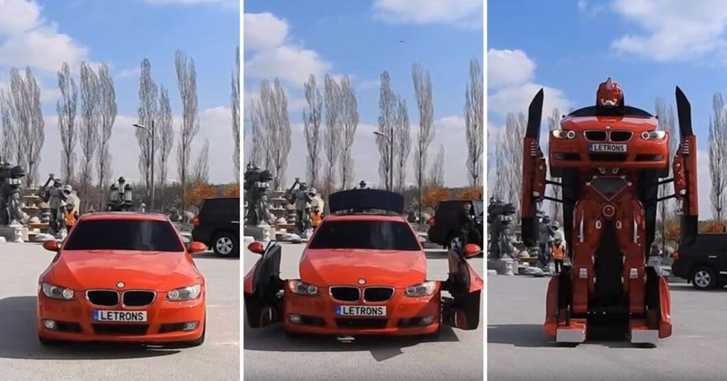 Uzaylılar değil Türk mühendisler yaptı: BMW'yi Transformers'a çevirdiler