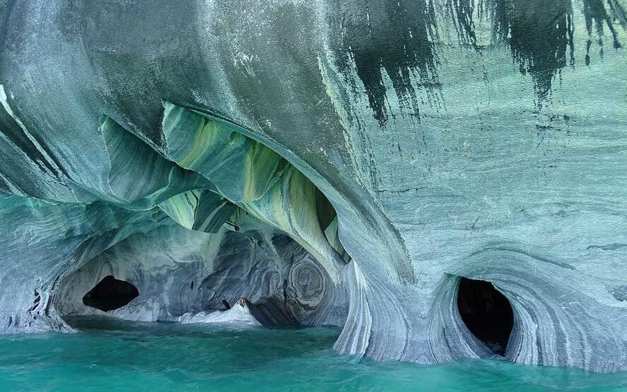 Patagonya'nın büyülü mermer mağaraları