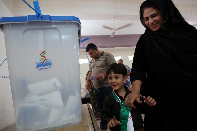 Dünya Kuzey Irak'taki referandumu bu karelerle gördü