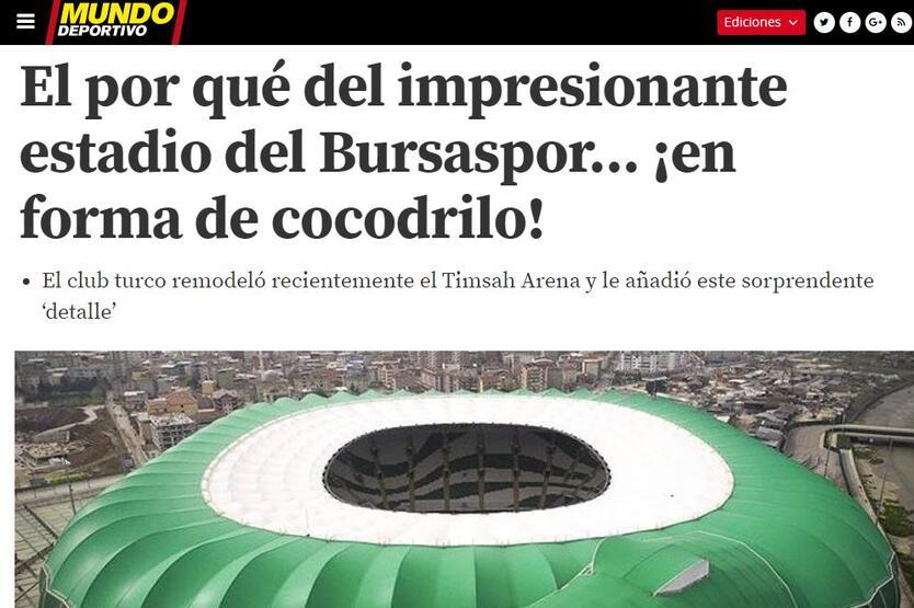 Bursaspor'un stadı İspanyolları şaşkına çevirdi - Son Dakika Futbol Haberi