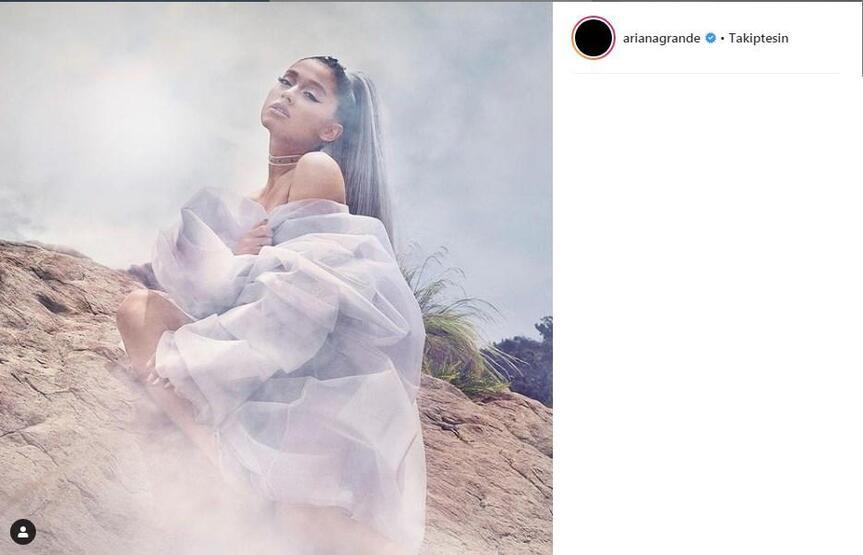 Artık Instagram’da en çok takip edilen kadın ünlü Ariana Grande