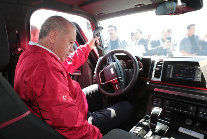 Yerli pikap aracın ismi belli oldu... Cumhurbaşkanı Erdoğan bizzat kullandı