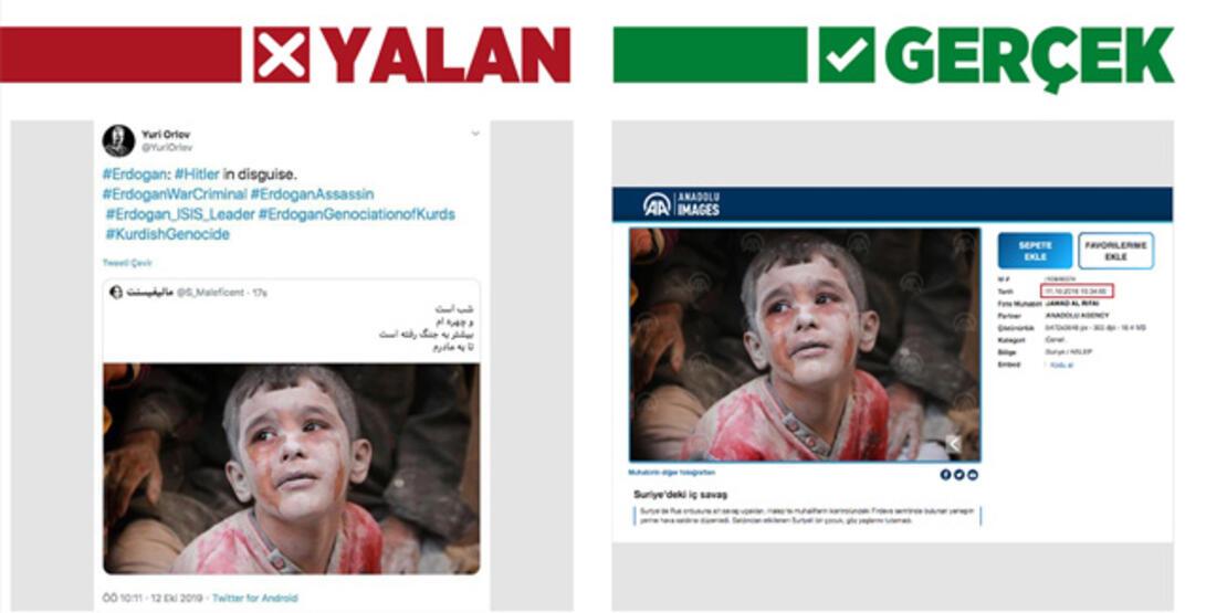 'Barış Pınarı Harekatı' aleyhine sahte fotoğraflarla manipülasyon çabası
