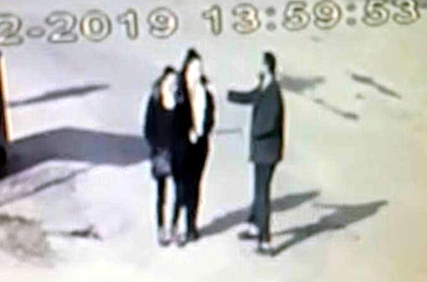 Edirne'de 2 kadının yüzüne yakıcı sıvı atan saldırgan kamerada