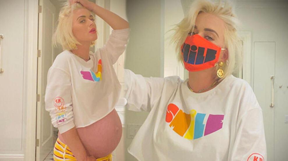 Katy Perry'den hamilelik pozları