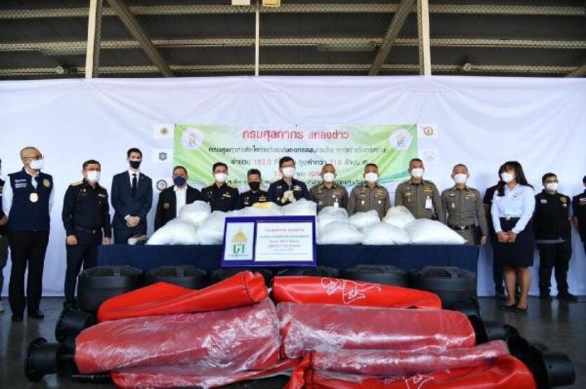 Tayland’da boks torbalarında 34 milyon dolarlık amfetamin ele geçirildi