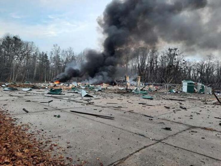 Ukrayna Devlet Sınır Muhafızları bombardıman altında olduklarını açıkladı 