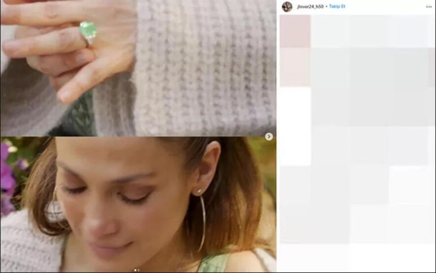 Jennifer Lopez'in taktığı nişan yüzüğünün fiyatı dudak uçuklattı