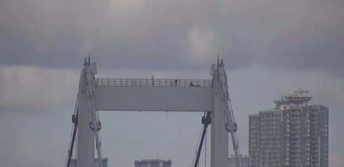 15 Temmuz Şehitler Köprüsü üstünde intihar girişimi