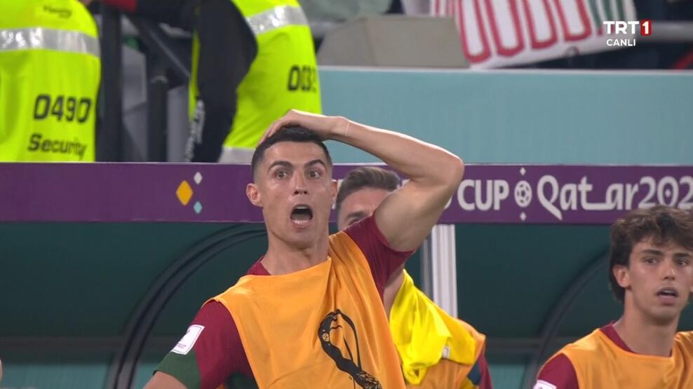 Ronaldo, Portekiz-Gana maçında şekilden şekle girdi