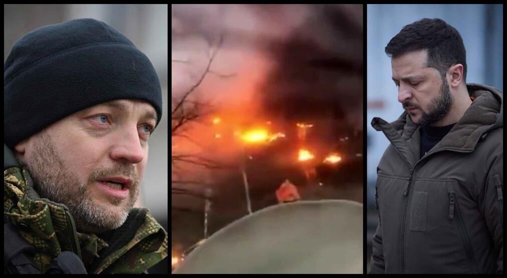 Ukrayna İçişleri Bakanı düşen helikopterde öldü: Zelenski'den ilk açıklama