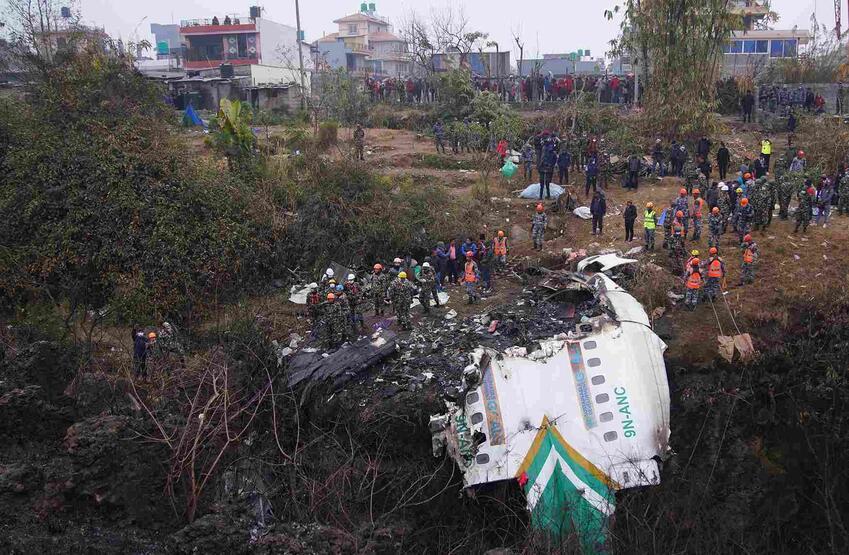 Nepal'de uçak kazası: 72 yolcunun cansız bedenine ulaşıldı