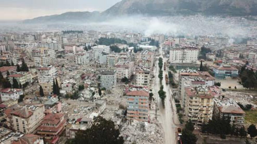 Hatay'da depremler sonrası son durum havadan fotoğraflandı