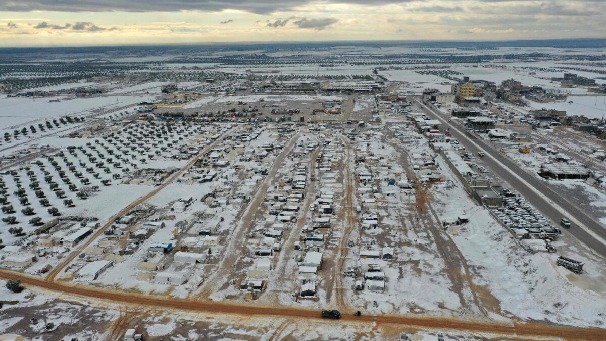 Suriye'de kar fırtınası 47 mülteci kampına zarar verdi - Son Dakika Dünya  Haberleri