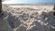 Bodrum'da sahile beyaz kum döken otelin çalışması durduruldu  