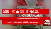 Bingöl seçim sonuçları 14 Mayıs 2023! Bingöl Cumhurbaşkanı ve Milletvekili oy oranları ne kadar, yüzde kaç?
