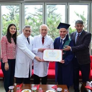 Başkan Ertürkün mezuniyet heyecanı