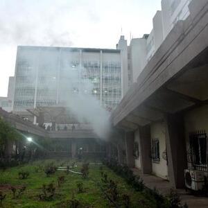 Adanada hastanede korkutan yangın