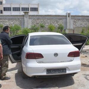 Azezde Türk polisi araçları kayıt altına aldı, çalıntıları buldu