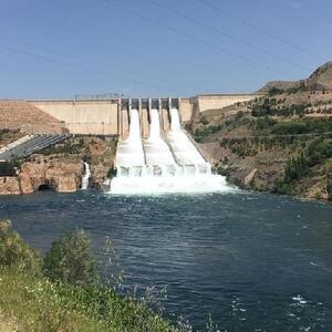 Keban Barajının tahliye kapakları 15 yıl sonra açıldı