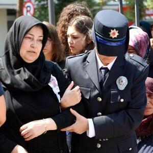 Şehit polis Ulaş, Tokatta son yolculuğa uğurlandı