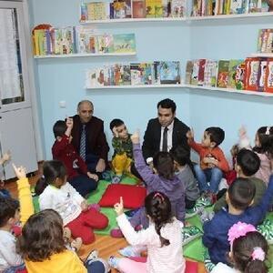 Yeşilyurtta çocuk kütüphanesi açıldı