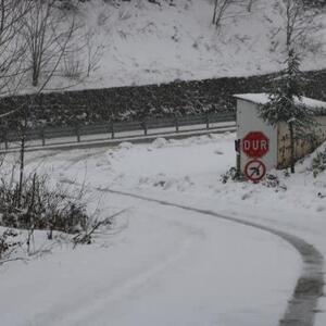 Zonguldakta 90 köy yolu kar nedeniyle kapalı