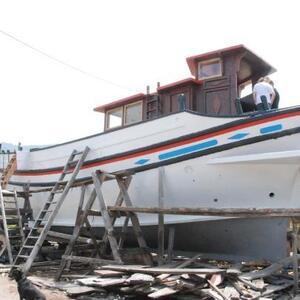 Osmanlıya gemi üretilen ilçede 52 yıl sonra turizm amaçlı ‘çektirme tekne’ yapıldı