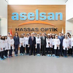 Ortaokul öğrencilerinden ASELSANa ziyaret