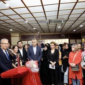 Millet Çarşısı Fuaye Salonunda el sanatları sergisi açıldı
