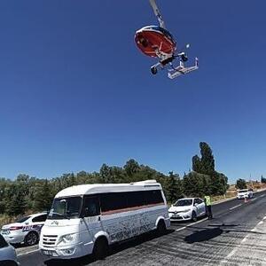 Eskişehir’de Cayrokopterli trafik denetimi