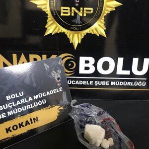Bolu’da 35,55 gram kokainle yakalanan şüpheli tutuklandı