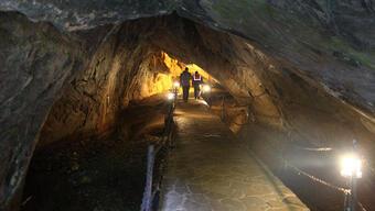 Dupnisa Mağarası'na ziyaretçi ilgisi